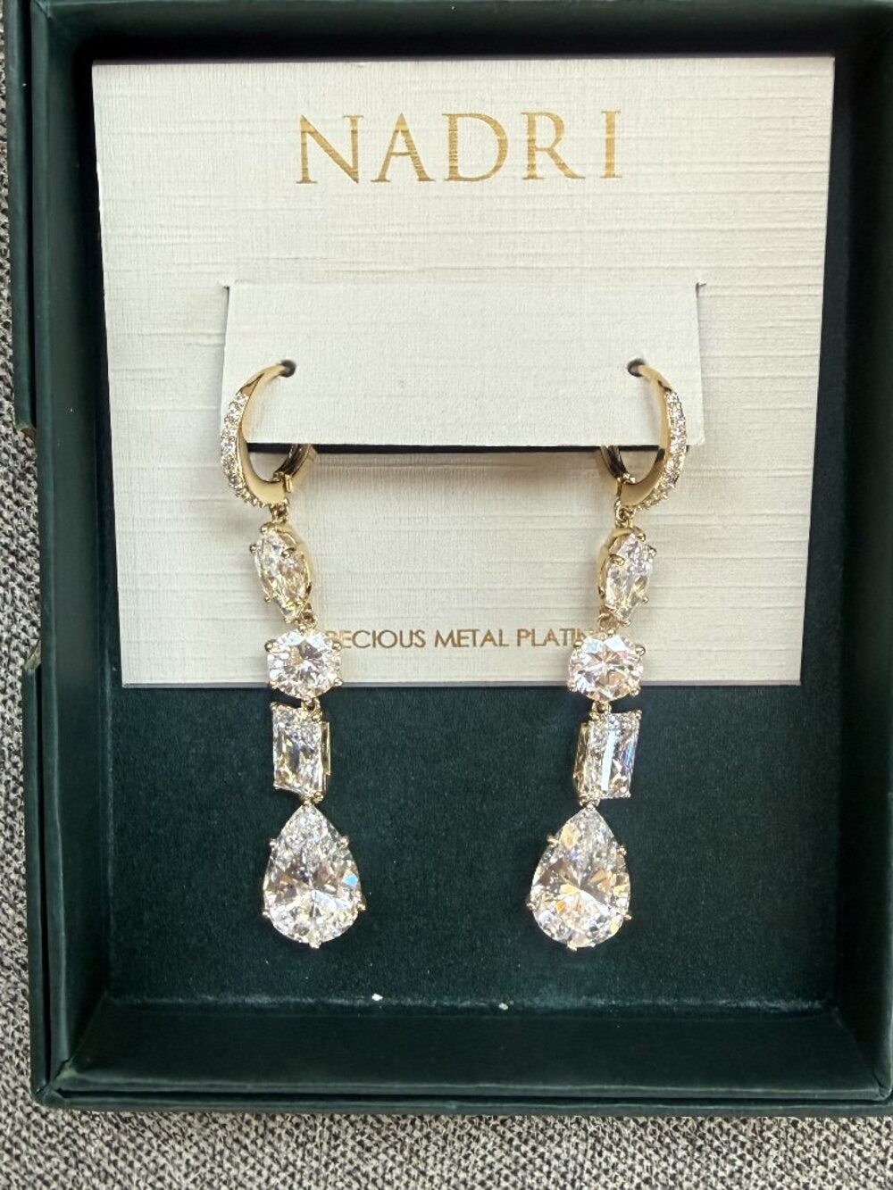 NADRI Cubic Zirconia Dangle Earrings